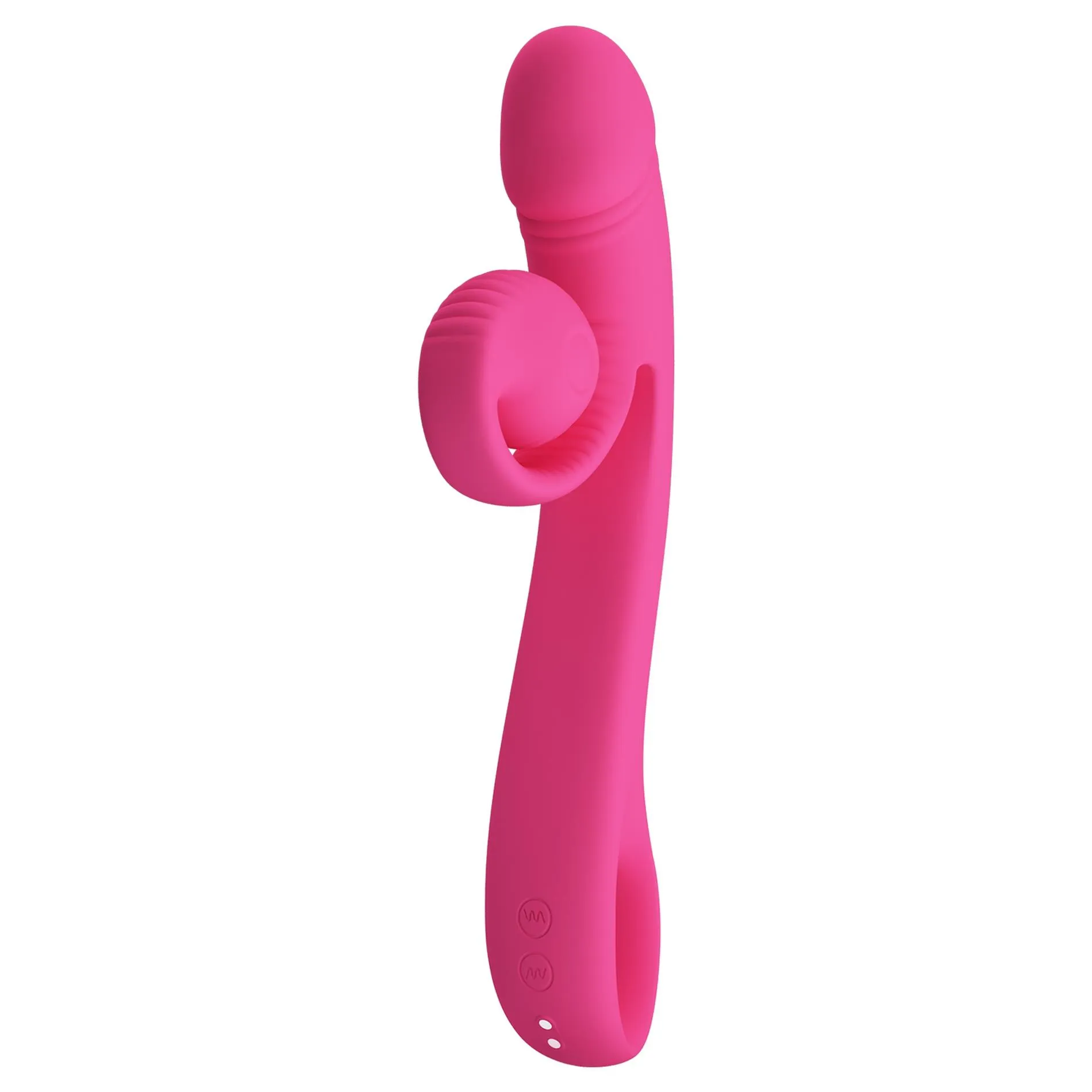 Вибратор Pretty Love Romance Beau Snail, 23 см (розовый)