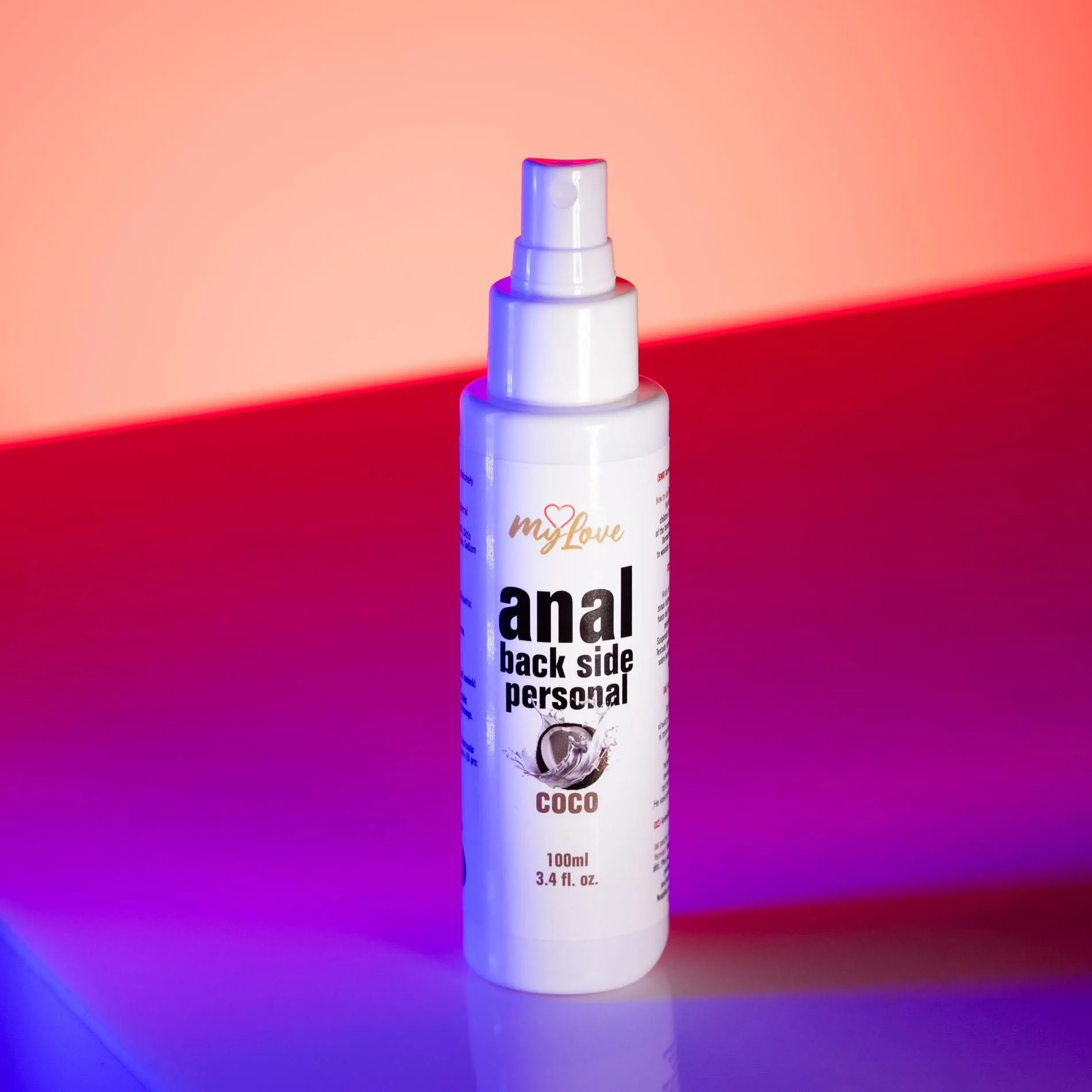 MyLove Anal Back Side Personal Coco - Lubrykant analny, Kokos, 100 ml