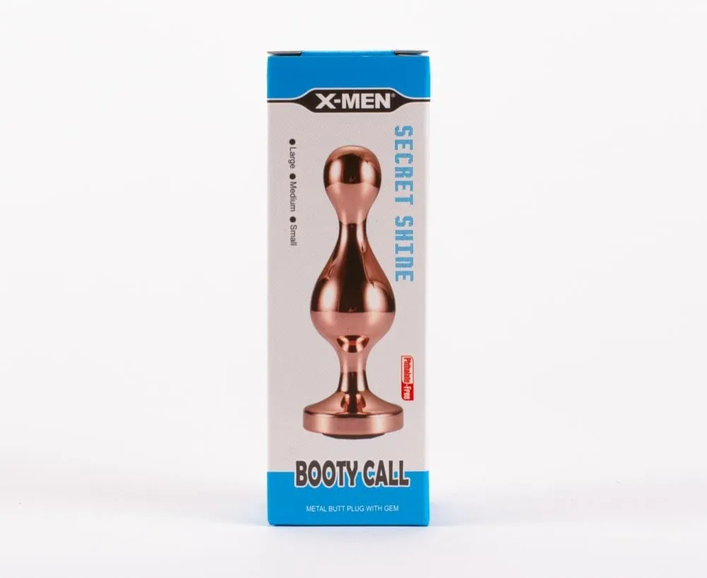 Secret Shine Booty Call - Korek analny, Złoto, 13 cm