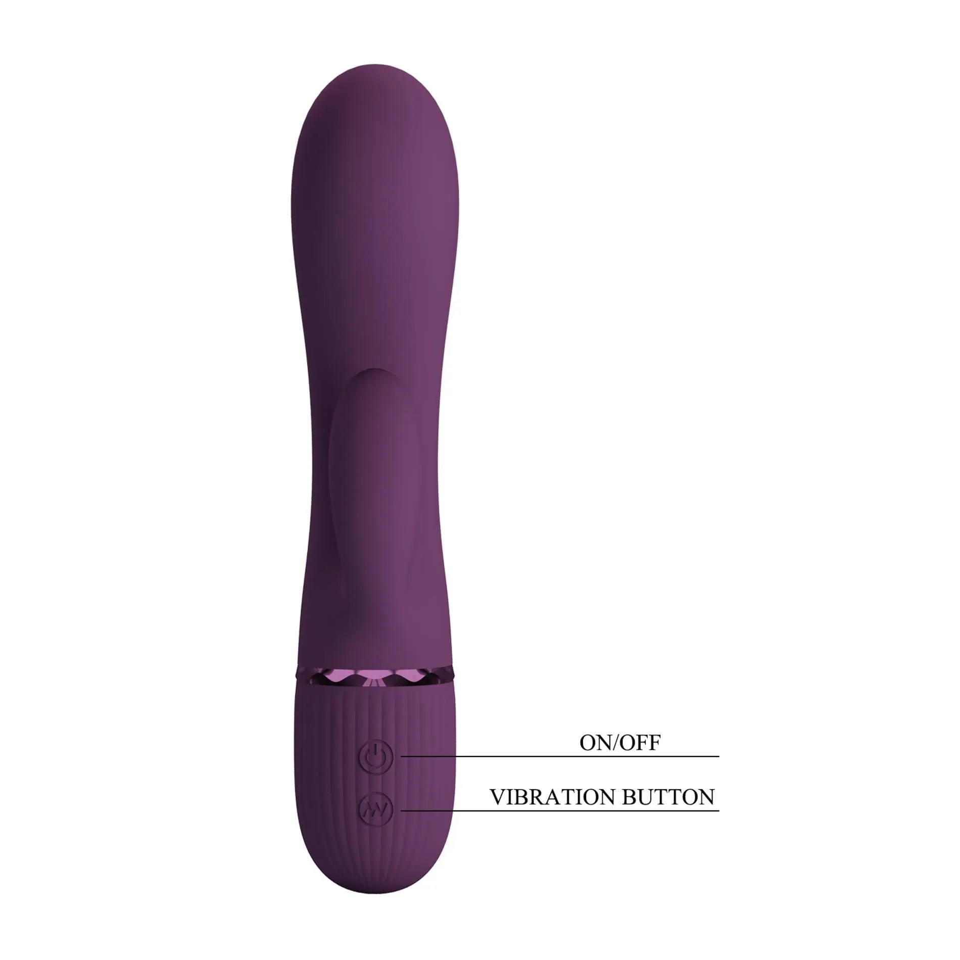 Pretty Love Marski Purple - Wibrator królik, Fioletowy, 18 cm