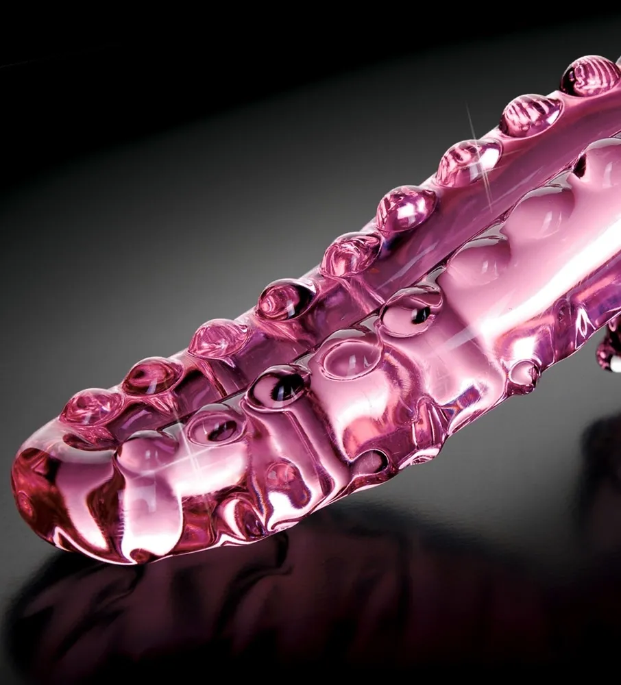 Pipedream Icicles No.24 - Szklane dildo, Różowy, 15, 5 cm