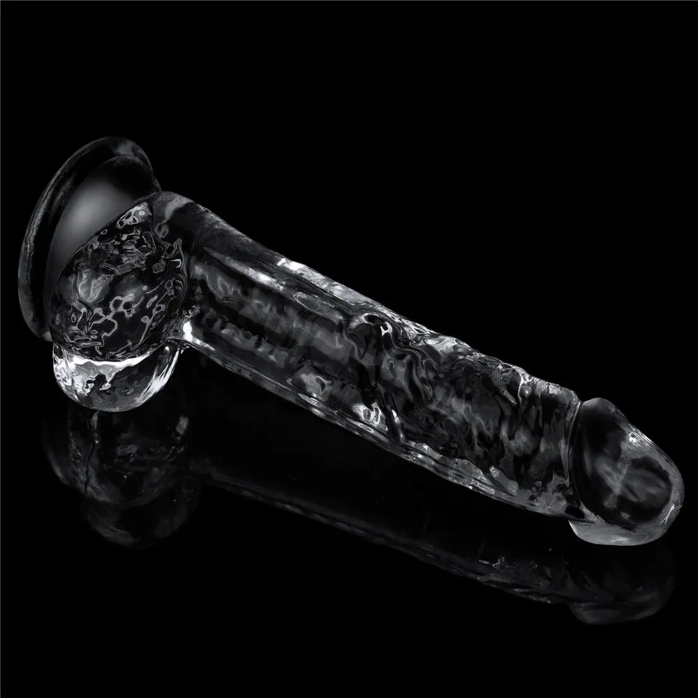 Фалоімітатор Flawless Clear Dildo 7.5', 19 см (прозорий)