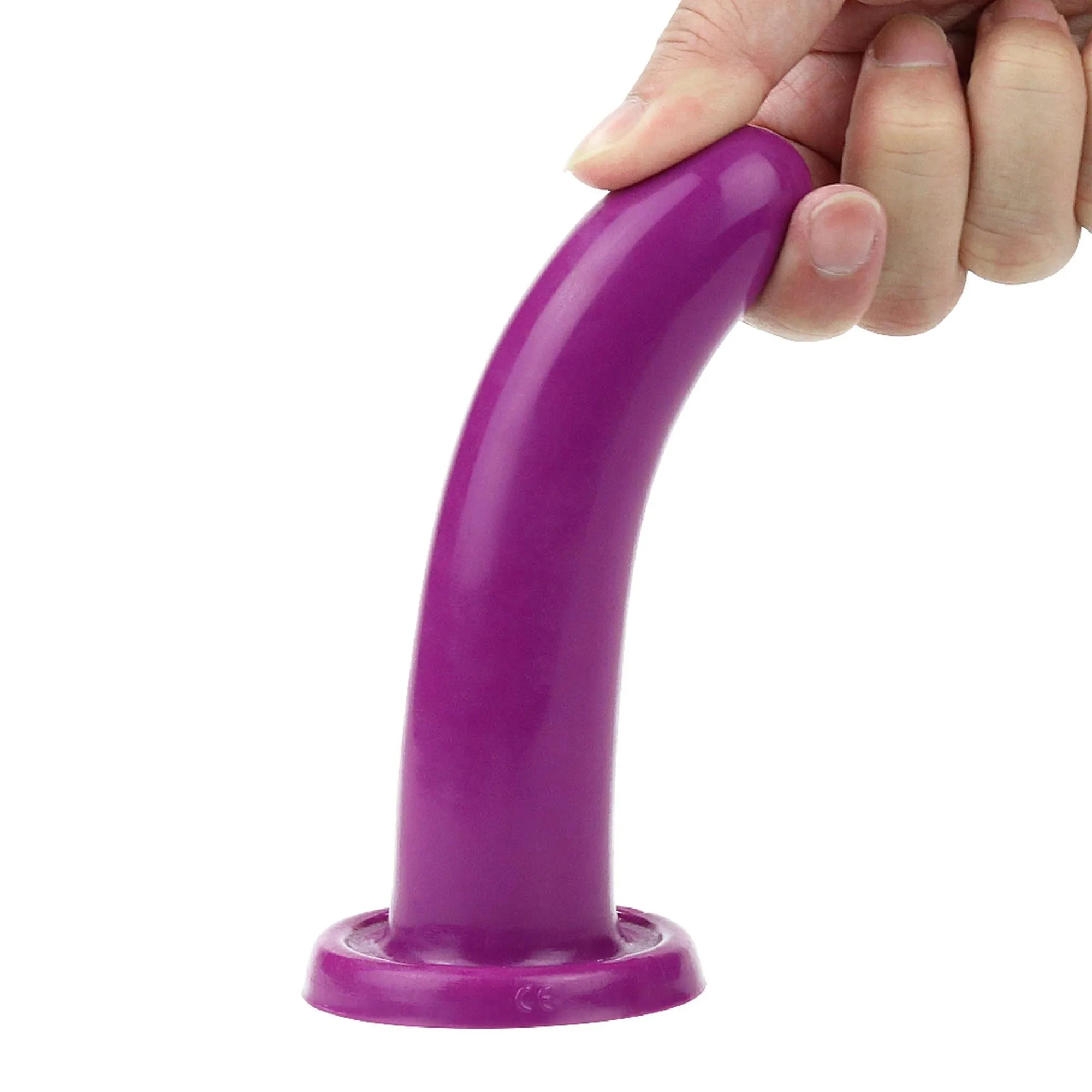 Фаллоимитатор LoveToy Silicone Holy Dong, 14,5 см (фиолетовый)