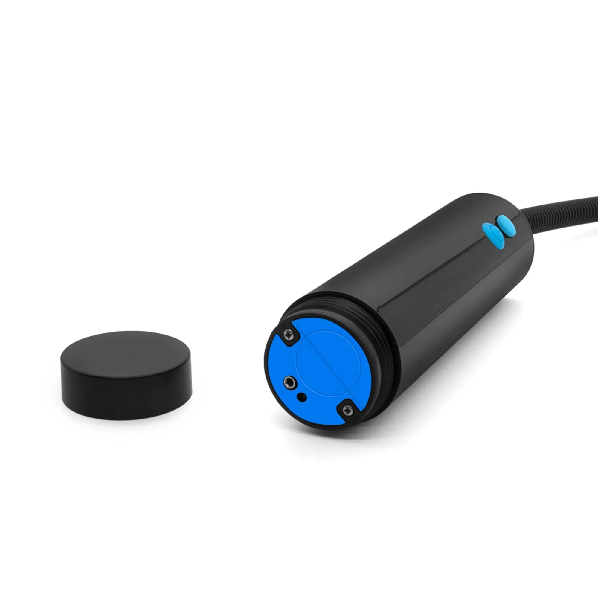 B - Series Power Powerpump USB Rechargeable Electric Vacuum Pump - Pompka do penisa B -, Przezroczysty, 22 cm