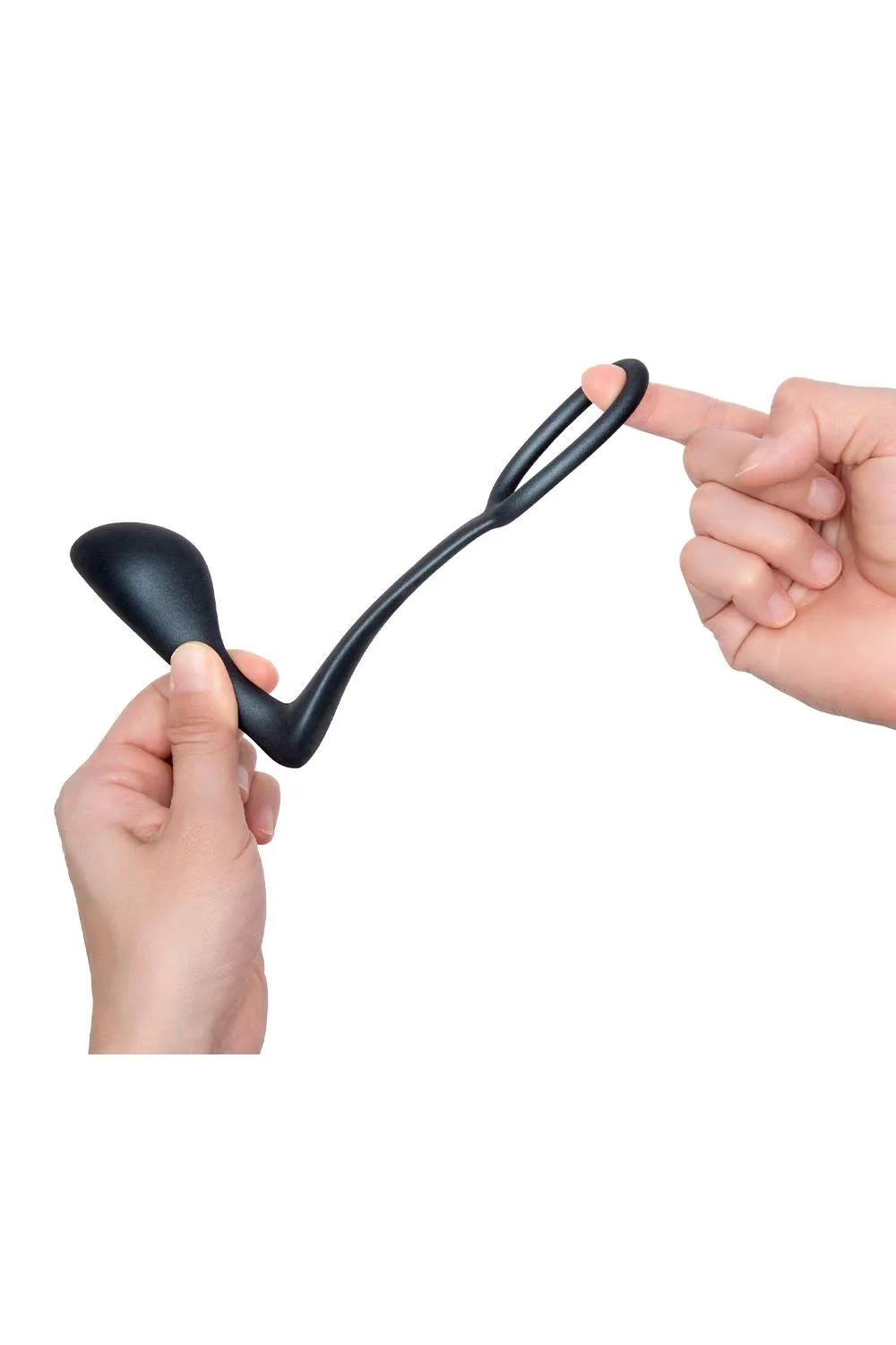 B-Vibe Ringer -, Czarny, 10.5 cm