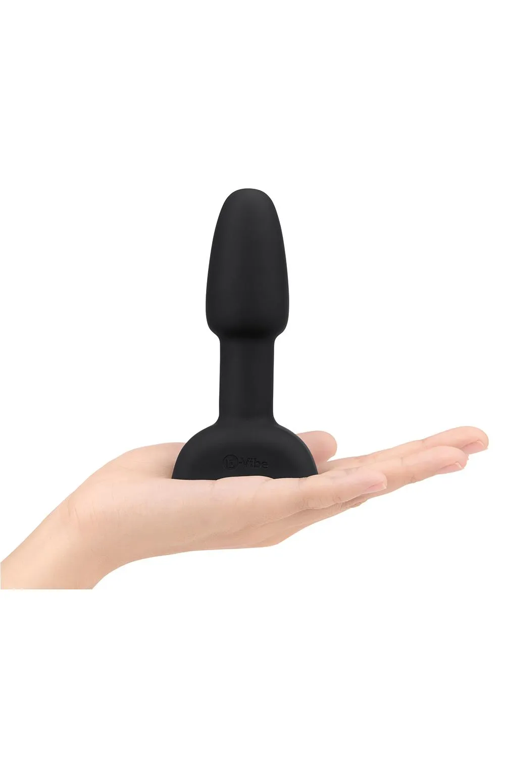Анальная пробка B-Vibe Rimming Plug Petite, 12.4 см (черный)