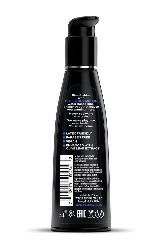 Wicked Sensual Care Aqua - Lubrykant na bazie wody, Jeżyna, 120 ml
