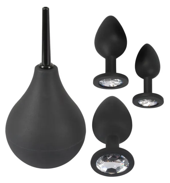 Набір для анальної стимуляції Orion Black Velvets Anal Kit, 4 шт (чорний)