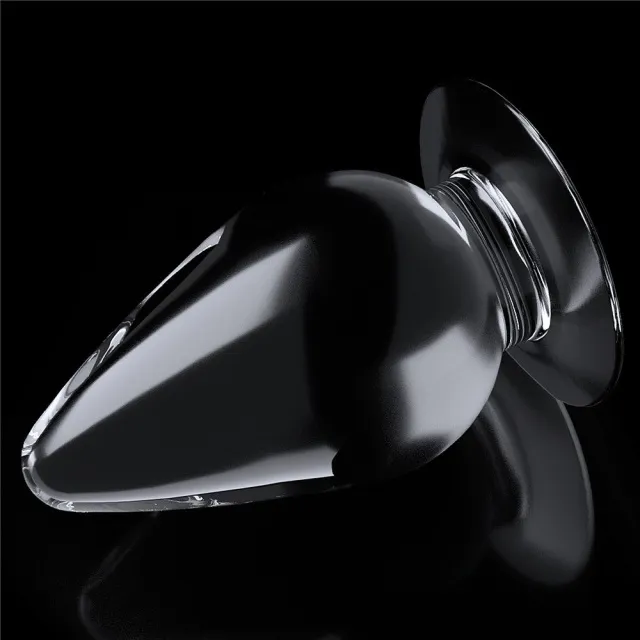Анальная пробка Lovetoy Flawless Clear, 11,5 см (прозрачный)