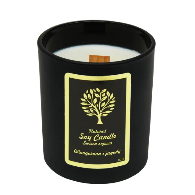 Свеча Aurora Natural Soy Candle виноград и ягоды, 150 г