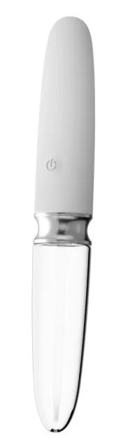 Вібратор Liaison Straight LED, 17,7 см (білий)