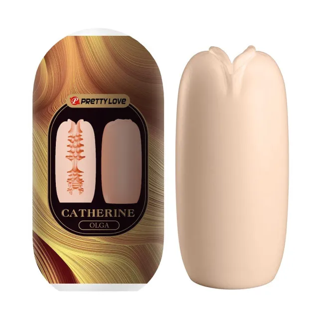 Pretty Love Catherine Olga - Masturbator, W kolorze cielistym, 11.5 cm