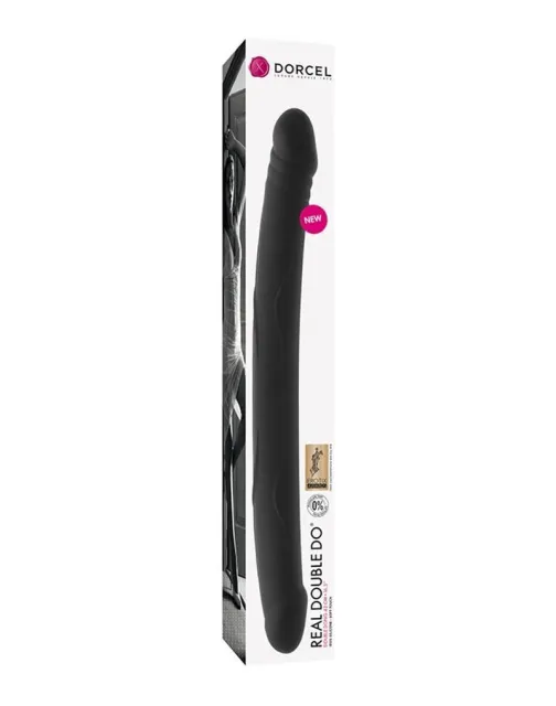 Двосторонній фалоімітатор Dorcel Real Double Do, 42 см (чорний)