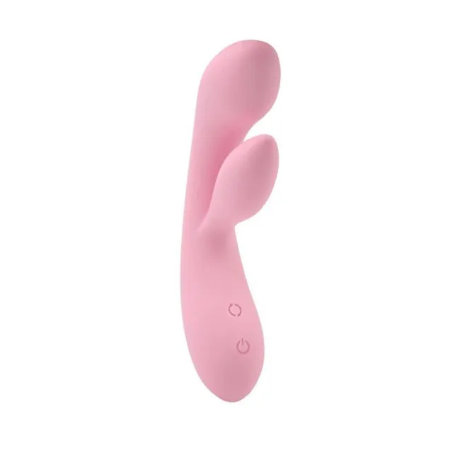 Вибратор-кролик Aphrovibe Dual Fulfill Bunny, 20.5 см (розовый)