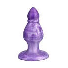 Silexd Queen Plug - Korek analny, Fioletowy, 9.2 cm, M