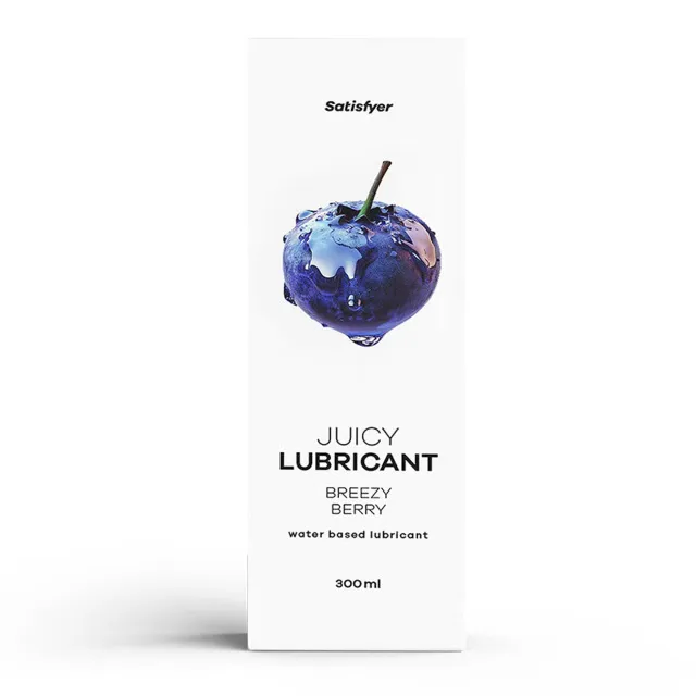 Satisfyer Juicy Booty - Lubrykant na bazie wody, Jagody, 300 ml