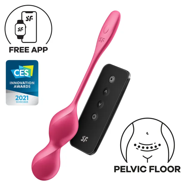 Вагінальні кульки Satisfyer Love Birds 2, 22,2 см (рожевий)
