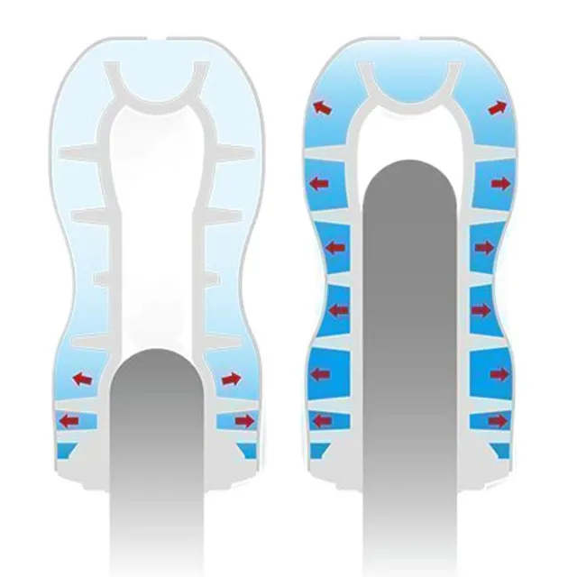 Tenga Premium Air Flow Cup - Masturbator, Przezroczysty, 15, 5 cm