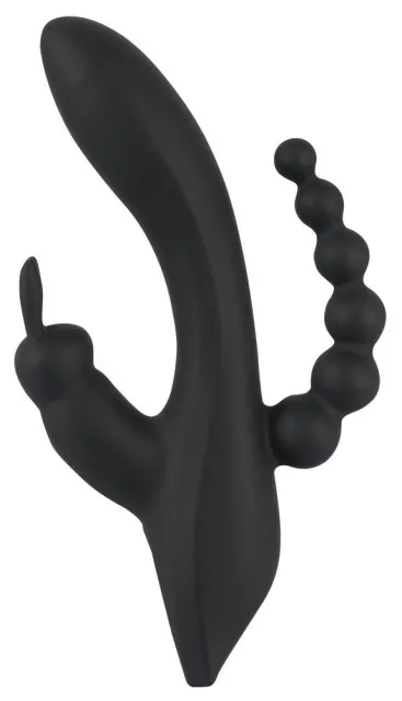 Вібратор Smile Triple G-Spot, 20,8 см (чорний)