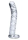 Фалоімітатор скляний Icicles No 60, 15 см (прозорий)