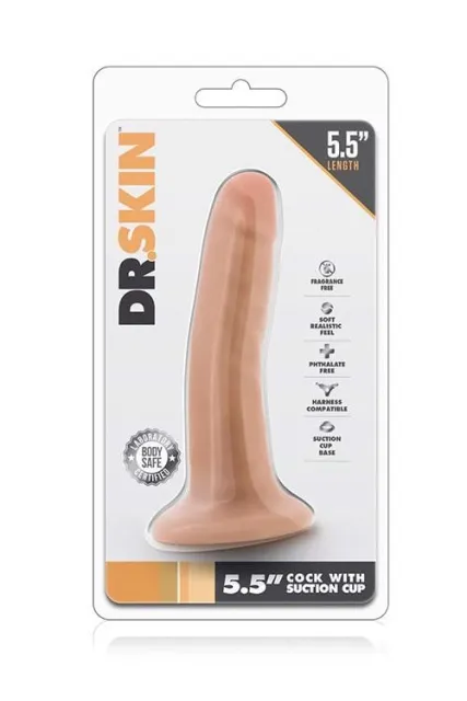 Фаллоимитатор Blush Dr. Skin 5.5 Inch, 14 см (телесный)