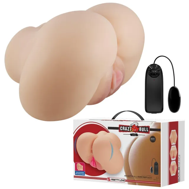 Crazy Bull Luna - Realistyczny masturbator, W kolorze cielistym, 13.7 cm