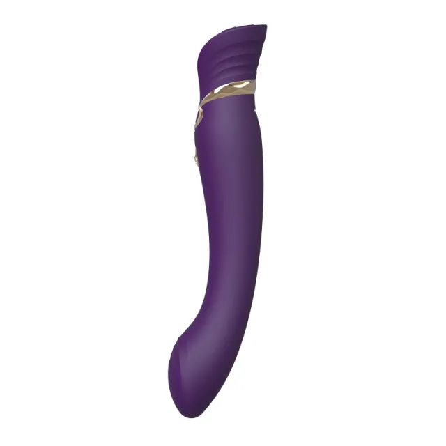 Zalo Queen G-Spot Pulse Wave - Wibrator, Fioletowy, 21, 5 cm