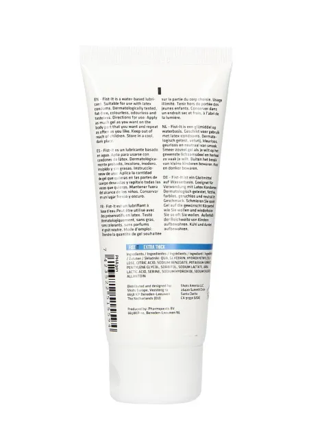 ShotsToys Fist It Extra Thick - Lubrykant na bazie wody, Bezzapachowy, 100 ml