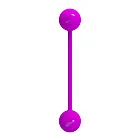 Вагинальные шарики Pretty Love Kegel Ball III, 18,6 см (фиолетовый)