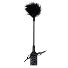 Fetish B - Series Tickler & Whip 3.0 - Szpicruta, Czarny, 41 cm