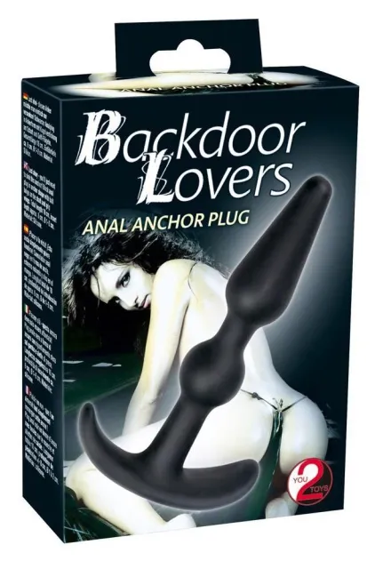 Анальна пробка You2Toys Backdoor Lovers Anal Plug, 10 см (чорний)