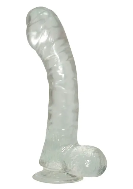 Фалоімітатор Lazy Buttcock, 17 см (прозорий)
