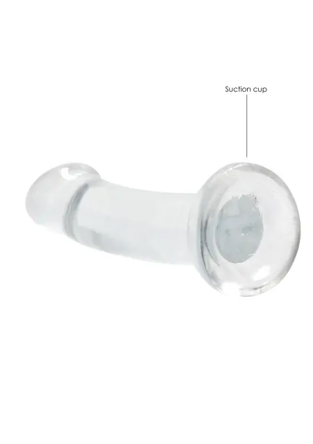 RealRock Crystal Clear 6.7" - Dildo, Przezroczysty, 17 cm
