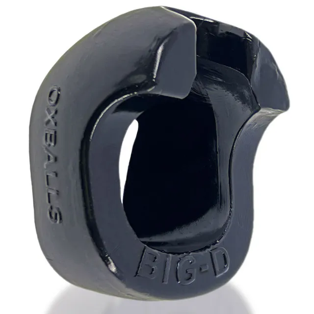 Ерекційне кільце Oxballs Big-D Shaft Grip Cockring, 9 см (чорний)