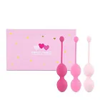 Вагінальні кульки FeelzToys FemmeFit Advanced, 3 шт (рожевий)