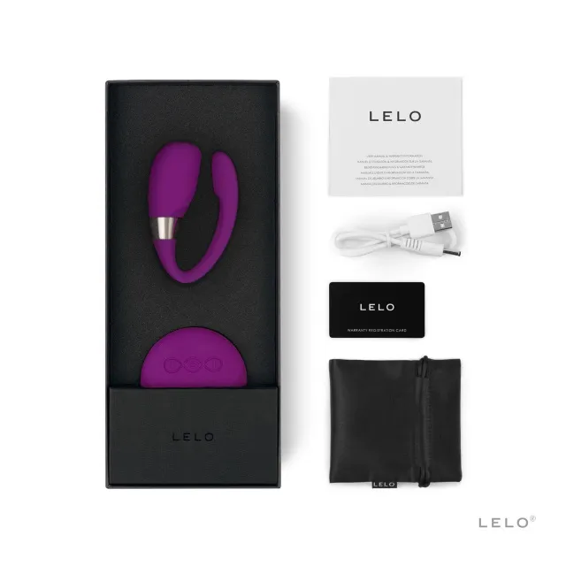 Lelo Tiani 3 - Masażer dla par, Crimson, 14, 4 cm