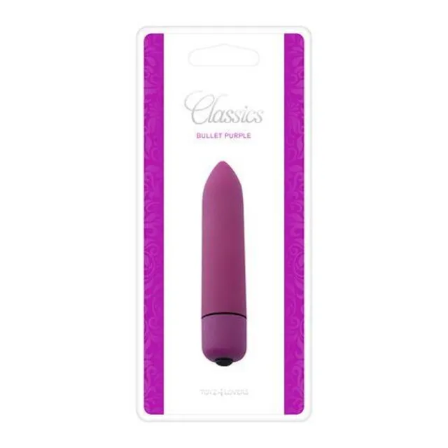 Toyz4lovers Bullet Classics - Mini-wibrator, Fioletowy, 9 cm