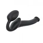 Безремневий страпон Strap-On-Me S, 24 см (чорний)
