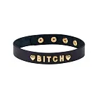 Чокер Liebe Seele Gold Word Bitch, регульований (чорний)