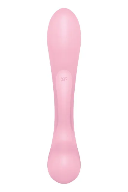 Вібратор-кролик Satisfyer Triple Oh, 24 см (рожевий)