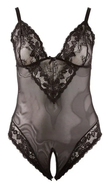 Боді Cottelli Curves, 4XL (чорний)