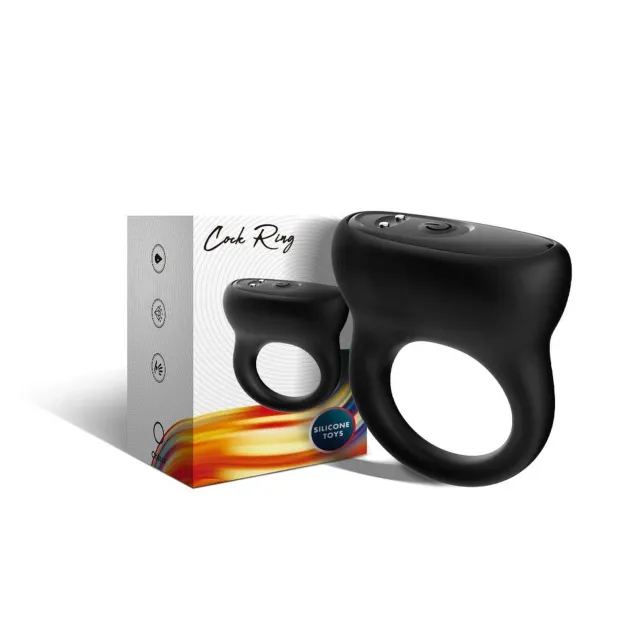 Виброкольцо B - Series Joy Oring Black, 6 см (черный)