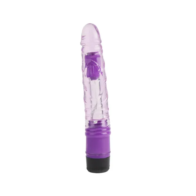Basic Luv Theory Realistic Vibe 8.8" - Wibrator, Fioletowy, 22.3 cm