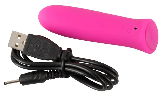 Вибратор Sweet Smile Rechargeable Power Bullet, 8,5 см (розовый)