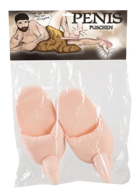 Тапочки з пенісами Penis-Puschen (бежевий)