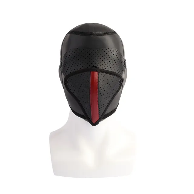 БДСМ маска Sins Inquisition Full-Face Bondage Hood (чорний)