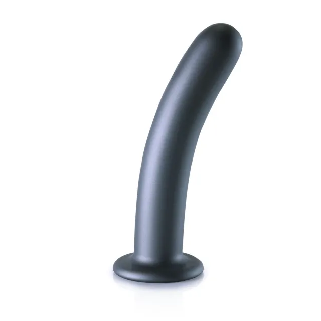Фаллоимитатор Ouch! Smooth G-Spot Dildo 7'', 17.7 см (серый)