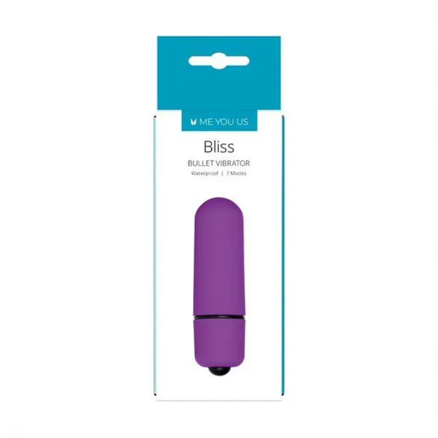 Міні-вібратор Me You Us Bliss 7 Mode Mini Bullet, 6 см (фіолетовий)