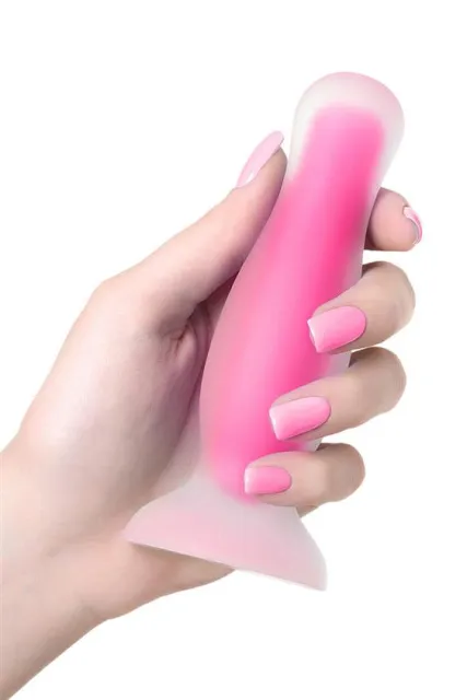 Анальная пробка Toyfa Mortimer Glow, 12,5 см (розовый)