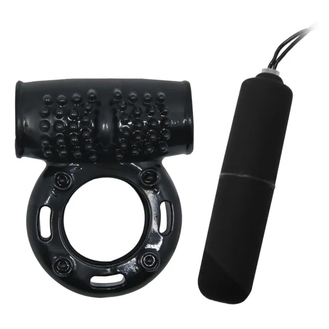 Виброкольцо Baile Power Ring 20, 7.5 см (черный)